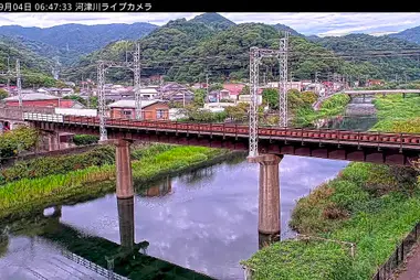 Kawazu-Fluss und Izukyu-Bahn
