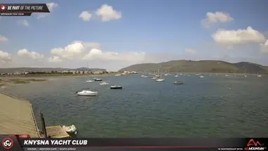Cámara del Club Náutico de Knysna cámara web en vivo