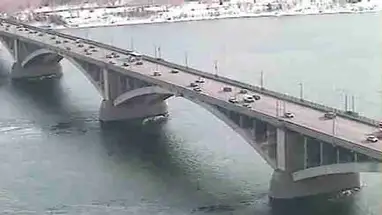 Ponte comunale, Krasnoyarsk webcam dal vivo