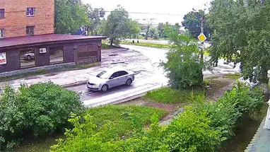 Cruce de las calles Koshevoy y Trofimov, Biysk cámara web en vivo