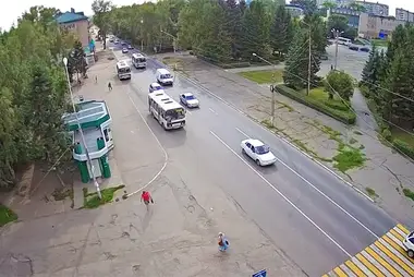 Bus stop "Krasnoarmeyskaya", Biysk