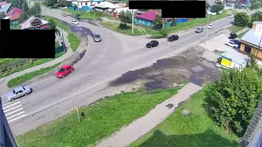 Intersección de las calles Krasnooktyabrskaya y Krasnoyarsky, Biysk cámara web en vivo