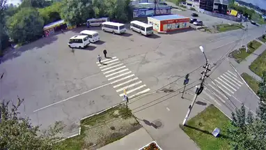 Parada de autobús "Cristal", Biysk cámara web en vivo
