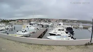 Yachthafen Šilo, Kroatien Online-Webcam