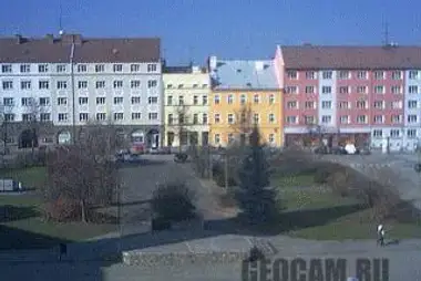 クルノフ市街の景色、チェコ