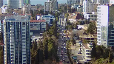 Kurortny Prospekt, Soči webcam dal vivo