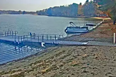 Bootsrampe am Lake Monterey, Michigan