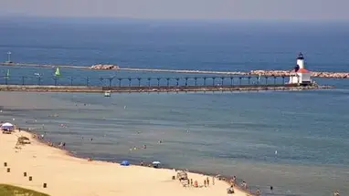 Spiaggia della contea di LaPorte, Indiana webcam dal vivo