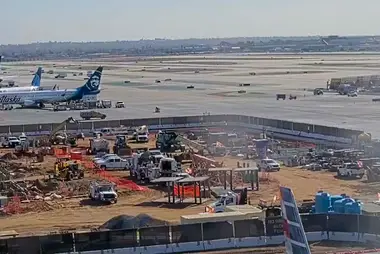 Plataforma del aeródromo de LAX, Los Ángeles