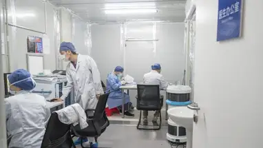 Leishanshan Hastanesi, Wuhan canlı web kamerası