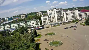 Plac Lenina w Bijsku kamera na żywo