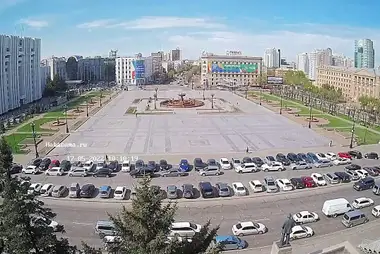 Webcam on Lenin Square, Khabarovsk