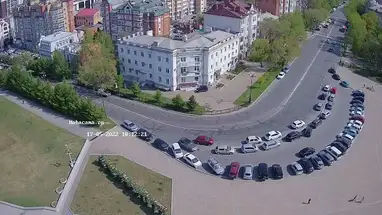Ngã tư đường Lenin và đường Turgenev, Khabarovsk phát trực tiếp qua webcam