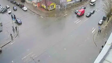 Kruispunt van Lenin- en Anokhin-straten, Petrozavodsk online-webcam