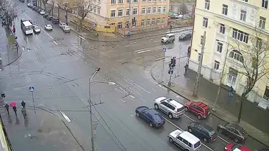 Incrocio delle vie Lenin e Antikainen webcam dal vivo