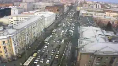 लेनिना का चौराहा - डेज़रज़िन्स्की लाइव वेबकैम प्रसारण