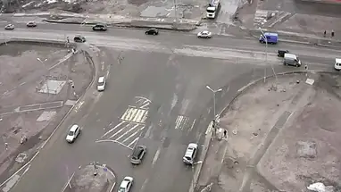 Skrzyżowanie ulic Lenina i Chanty-Mansyjska kamera na żywo