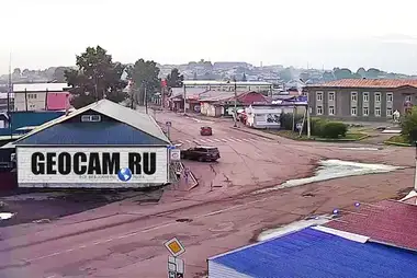 Kreuzung der Straßen Lenin und Volodarsky, Tulun