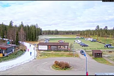 Pied de piste Levi Six, versant nord-est
