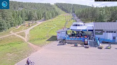 Ala-Asema-Gondel, Unterstation, Skigebiet Levi Online-Webcam