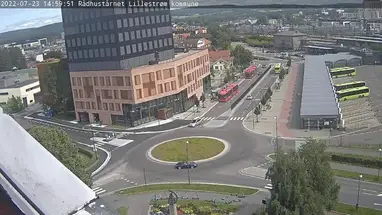 Thành phố Lillestrøm phát trực tiếp qua webcam