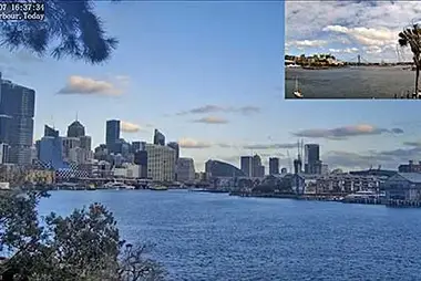 Transmisja na żywo w Sydney Harbour w Australii