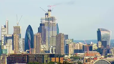 Londen, panoramisch uitzicht online-webcam