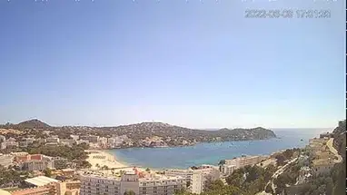 Plaża Santa Ponsa na Majorce kamera na żywo