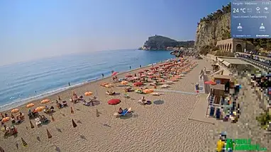 मालपासो बीच, लिवोर्नो लाइव वेबकैम प्रसारण