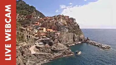 Manarola, Cinque Terre webcam ao vivo