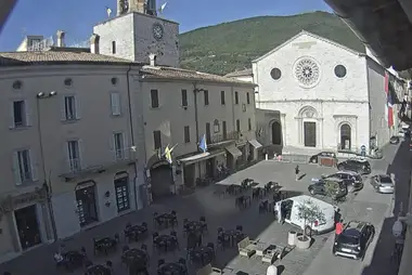 Webcam on the Square of Martyrs of Liberty, Gualdo Tadino, Italy