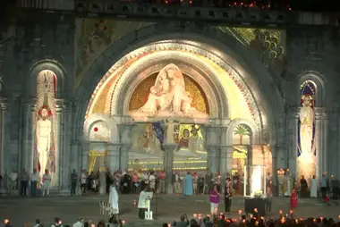 Live webcam of the Sanctuary of Our Lady of Lourdes