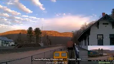 Treinstation van Chester online webcam