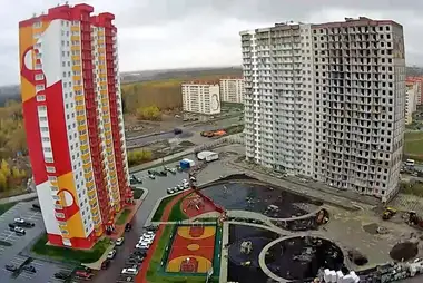 Webcam of the residential complex «Matryoshkin Dvor», Novosibirsk