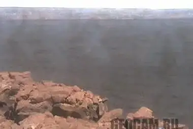 मौना लोआ ज्वालामुखी के शिखर काल्डेरा का पैनोरमा