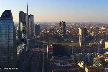 Panoramę Mediolanu, Włochy