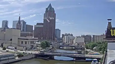 Milwaukee-rivier online-webcam