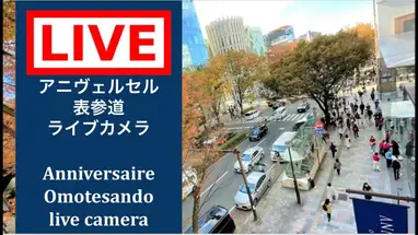 Anniversaire Omotesando webcam dal vivo