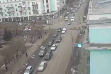 Crossroads of Mira and Gorky streets, Krasnoyarsk