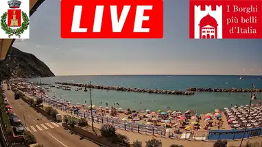 Moneglia Beach, Italy Live Cam