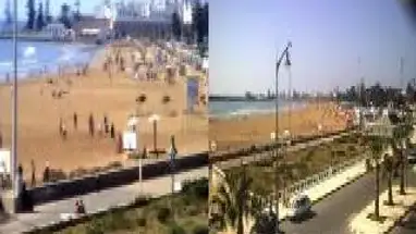 Strand von Agadir, Marokko Online-Webcam