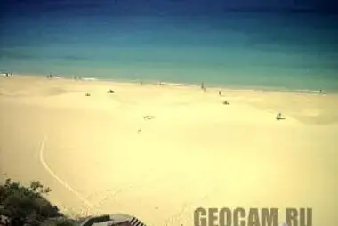 Morro del Jable beach webcam