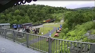 Chemin de fer à crémaillère du mont Washington webcam en direct