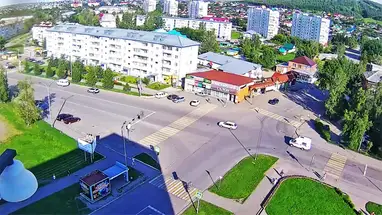Intersección de las calles Myasnikova y Partizanskaya cámara web en vivo