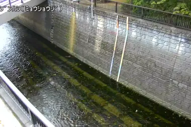 Rivière Myoshoji au pont Tenjin, Nakano