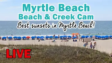 Ocean Creek Resort, Myrtle Beach, Carolina del Sud webcam dal vivo