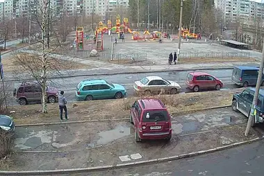 Aire de jeux dans le district de Kukkovka