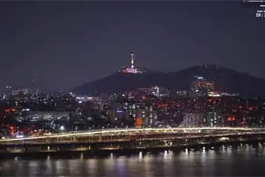 Caméra de la tour Namsan de Séoul