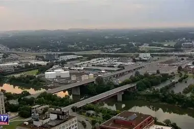 Uitzicht op de stad Nashville