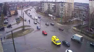 Веб-камера Перекресток Невского и Комсомольского проспектов. в реальном времени